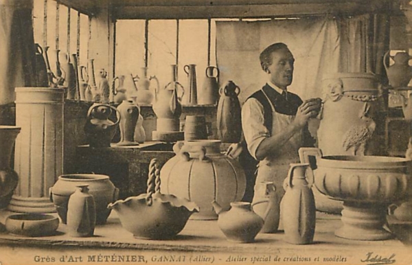 Gilbert Méténier - Gourd-shaped Vase