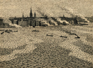 Olof Thunman - At Dusk, View of Gamla Stan, Stockholm