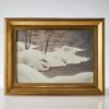 Oskar Bergman - Snowy Landscape