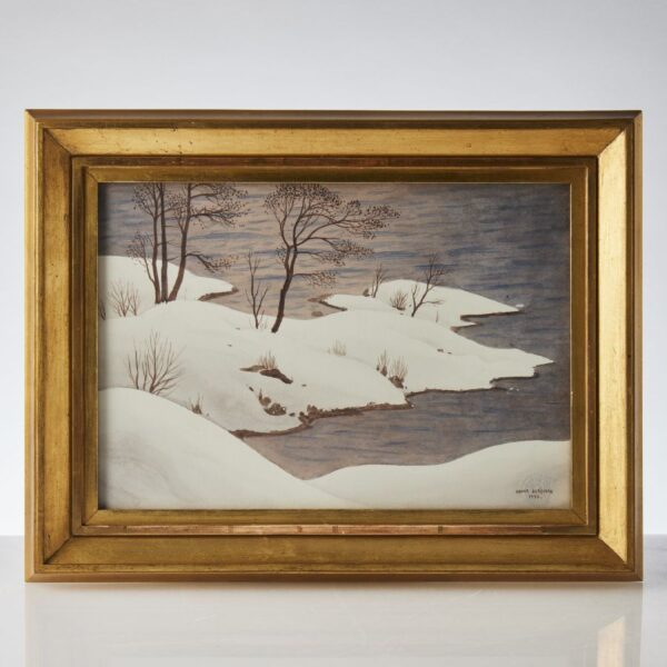 Oskar Bergman - Snowy Landscape