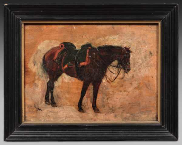 unnamed Ernest MEISSONIER (1815 - 1891) - Horse in profile