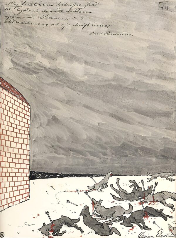 Ossian ELGSTROM (1883–1950) - Illustrations for a text by Paul Rosenius