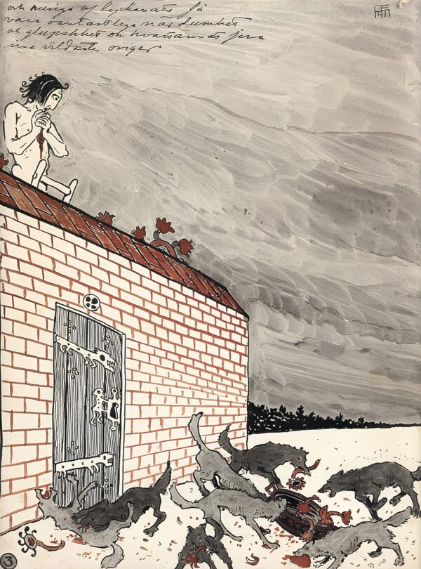 Ossian ELGSTROM (1883–1950) - Illustrations for a text by Paul Rosenius