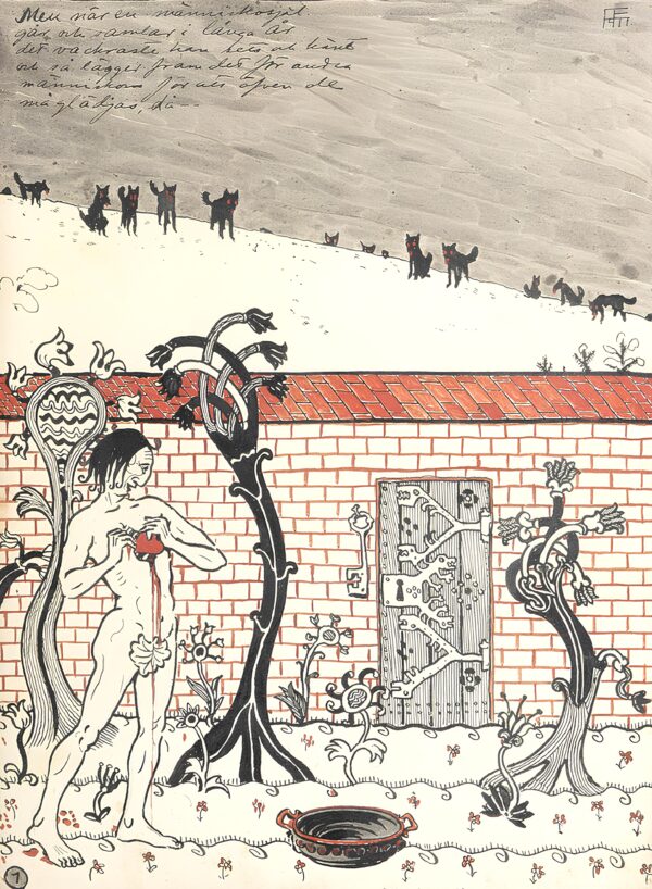 Ossian ELGSTROM (1883–1950) - Illustrations for a text by Paul Rosenius