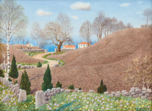 Oskar BERGMAN (1879-1963) - View to the Sea