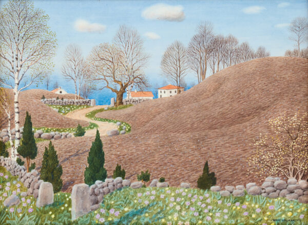 Oskar BERGMAN (1879-1963) - View to the Sea