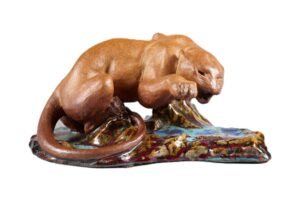 Dalpayrat Pierre-Adrien DALPAYRAT (1844–1910) - Panther